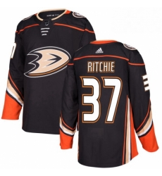 Mens Adidas Anaheim Ducks 37 Nick Ritchie Authentic Black Home NHL Jersey Mens Adidas Anaheim Ducks 37 Nick Ritchie Authentic Black Home NHL Jersey