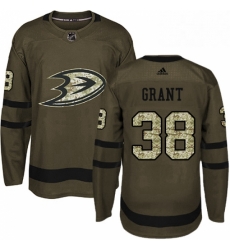 Mens Adidas Anaheim Ducks 38 Derek Grant Premier Green Salute to Service NHL Jersey Mens Adidas Anaheim Ducks 38 Derek Grant Premier Green Salute to Service NHL Jersey