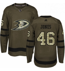 Mens Adidas Anaheim Ducks 46 Max Jones Authentic Green Salute to Service NHL Jersey Mens Adidas Anaheim Ducks 46 Max Jones Authentic Green Salute to Service NHL Jersey