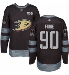 Mens Adidas Anaheim Ducks 90 Giovanni Fiore Authentic Black 1917 2017 100th Anniversary NHL Jersey Mens Adidas Anaheim Ducks 90 Giovanni Fiore Authentic Black 1917 2017 100th Anniversary NHL Jersey