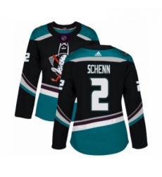 Womens Adidas Anaheim Ducks 2 Luke Schenn Premier Black Teal Alternate NHL Jersey Womens Adidas Anaheim Ducks 2 Luke Schenn Premier Black Teal Alternate NHL Jersey