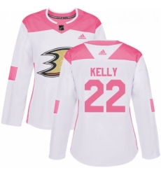 Womens Adidas Anaheim Ducks 22 Chris Kelly Authentic White Pink Fashion NHL Jerse Womens Adidas Anaheim Ducks 22 Chris Kelly Authentic White Pink Fashion NHL Jerse