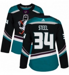 Womens Adidas Anaheim Ducks 34 Sam Steel Authentic Black Teal Third NHL Jersey Womens Adidas Anaheim Ducks 34 Sam Steel Authentic Black Teal Third NHL Jersey