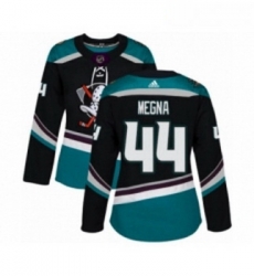 Womens Adidas Anaheim Ducks 44 Jaycob Megna Premier Black Teal Alternate NHL Jersey Womens Adidas Anaheim Ducks 44 Jaycob Megna Premier Black Teal Alternate NHL Jersey