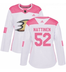 Womens Adidas Anaheim Ducks 52 Julius Nattinen Authentic WhitePink Fashion NHL Jersey Womens Adidas Anaheim Ducks 52 Julius Nattinen Authentic WhitePink Fashion NHL Jersey