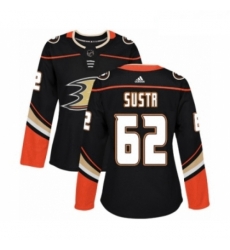 Womens Adidas Anaheim Ducks 62 Andrej Sustr Premier Black Home NHL Jersey Womens Adidas Anaheim Ducks 62 Andrej Sustr Premier Black Home NHL Jersey