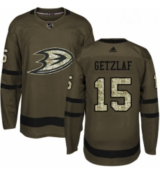 Youth Adidas Anaheim Ducks 15 Ryan Getzlaf Premier Green Salute to Service NHL Jersey Youth Adidas Anaheim Ducks 15 Ryan Getzlaf Premier Green Salute to Service NHL Jersey