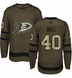 Youth Adidas Anaheim Ducks 40 Jared Boll Authentic Green Salute to Service NHL Jersey Youth Adidas Anaheim Ducks 40 Jared Boll Authentic Green Salute to Service NHL Jersey