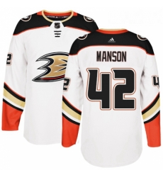 Youth Adidas Anaheim Ducks 42 Josh Manson Authentic White Away NHL Jersey Youth Adidas Anaheim Ducks 42 Josh Manson Authentic White Away NHL Jersey