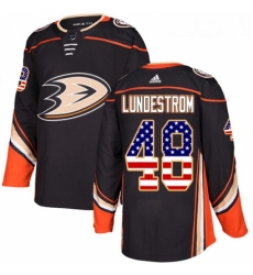 Youth Adidas Anaheim Ducks 48 Isac Lundestrom Authentic Black USA Flag Fashion NHL Jersey Youth Adidas Anaheim Ducks 48 Isac Lundestrom Authentic Black USA Flag Fashion NHL Jersey