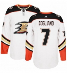 Youth Adidas Anaheim Ducks 7 Andrew Cogliano Authentic White Away NHL Jersey Youth Adidas Anaheim Ducks 7 Andrew Cogliano Authentic White Away NHL Jersey