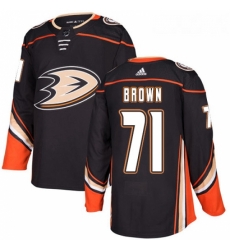 Youth Adidas Anaheim Ducks 71 JT Brown Authentic Black Home NHL Jersey Youth Adidas Anaheim Ducks 71 JT Brown Authentic Black Home NHL Jersey