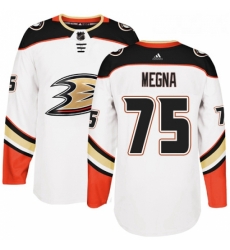 Youth Adidas Anaheim Ducks 75 Jaycob Megna Authentic White Away NHL Jersey Youth Adidas Anaheim Ducks 75 Jaycob Megna Authentic White Away NHL Jersey