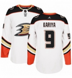 Youth Adidas Anaheim Ducks 9 Paul Kariya Authentic White Away NHL Jersey Youth Adidas Anaheim Ducks 9 Paul Kariya Authentic White Away NHL Jersey