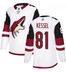 Coyotes #81 Phil Kessel White Road Authentic Stitched Hockey Jersey Coyotes #81 Phil Kessel White Road Authentic Stitched Hockey Jersey