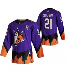 Men Arizona Coyotes 21 Derek Stepan Purple Adidas 2020 21 Reverse Retro Alternate NHL Jersey Men Arizona Coyotes 21 Derek Stepan Purple Adidas 2020 21 Reverse Retro Alternate NHL Jersey