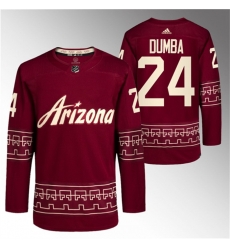 Men Arizona Coyotes 24 Matt Dumba Garnet Alternate Pro Jersey Men Arizona Coyotes 24 Matt Dumba Garnet Alternate Pro Jersey