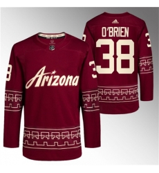 Men Arizona Coyotes 38 Liam O 27Brien Garnet Alternate Pro Jersey Men Arizona Coyotes 38 Liam O 27Brien Garnet Alternate Pro Jersey