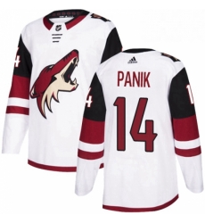 Mens Adidas Arizona Coyotes 14 Richard Panik Authentic White Away NHL Jersey Mens Adidas Arizona Coyotes 14 Richard Panik Authentic White Away NHL Jersey