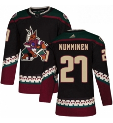 Mens Adidas Arizona Coyotes 27 Teppo Numminen Premier Black Alternate NHL Jersey Mens Adidas Arizona Coyotes 27 Teppo Numminen Premier Black Alternate NHL Jersey