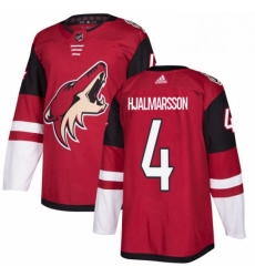 Mens Adidas Arizona Coyotes 4 Niklas Hjalmarsson Authentic Burgundy Red Home NHL Jersey Mens Adidas Arizona Coyotes 4 Niklas Hjalmarsson Authentic Burgundy Red Home NHL Jersey