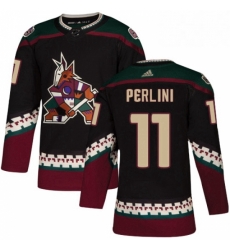 Youth Adidas Arizona Coyotes 11 Brendan Perlini Premier Black Alternate NHL Jersey Youth Adidas Arizona Coyotes 11 Brendan Perlini Premier Black Alternate NHL Jersey