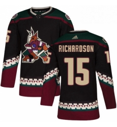 Youth Adidas Arizona Coyotes 15 Brad Richardson Premier Black Alternate NHL Jersey Youth Adidas Arizona Coyotes 15 Brad Richardson Premier Black Alternate NHL Jersey