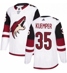 Youth Adidas Arizona Coyotes 35 Darcy Kuemper Authentic White Away NHL Jersey Youth Adidas Arizona Coyotes 35 Darcy Kuemper Authentic White Away NHL Jersey