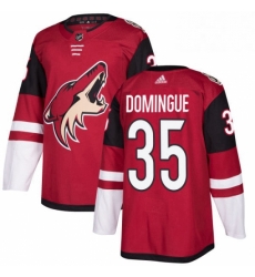 Youth Adidas Arizona Coyotes 35 Louis Domingue Premier Burgundy Red Home NHL Jersey Youth Adidas Arizona Coyotes 35 Louis Domingue Premier Burgundy Red Home NHL Jersey