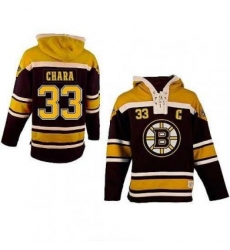 Boston Bruins 33# Zdeno Chara Black Color Hooded Sweatshirt Boston Bruins 33# Zdeno Chara Black Color Hooded Sweatshirt