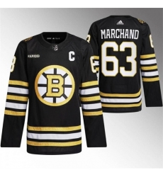 Men Boston Bruins 63 Brad Marchand Black With Rapid7 Patch 100th Anniversary Stitched Jersey Men Boston Bruins 63 Brad Marchand Black With Rapid7 Patch 100th Anniversary Stitched Jersey