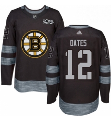 Mens Adidas Boston Bruins 12 Adam Oates Authentic Black 1917 2017 100th Anniversary NHL Jersey Mens Adidas Boston Bruins 12 Adam Oates Authentic Black 1917 2017 100th Anniversary NHL Jersey