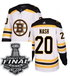 Mens Adidas Boston Bruins 20 Riley Nash Authentic White Away NHL Jersey Mens Adidas Boston Bruins 20 Riley Nash Authentic White Away NHL Jersey