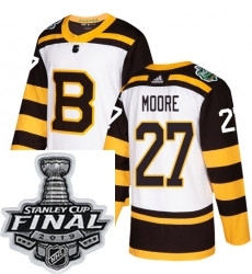 Mens Adidas Boston Bruins 27 John Moore Authentic White 2019 Winter Classic NHL Jersey Mens Adidas Boston Bruins 27 John Moore Authentic White 2019 Winter Classic NHL Jersey