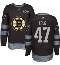 Mens Adidas Boston Bruins 47 Torey Krug Premier Black 1917 2017 100th Anniversary NHL Jersey Mens Adidas Boston Bruins 47 Torey Krug Premier Black 1917 2017 100th Anniversary NHL Jersey