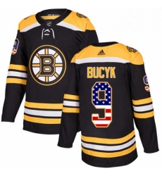 Mens Adidas Boston Bruins 9 Johnny Bucyk Authentic Black USA Flag Fashion NHL Jersey Mens Adidas Boston Bruins 9 Johnny Bucyk Authentic Black USA Flag Fashion NHL Jersey
