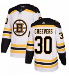 Womens Adidas Boston Bruins 30 Gerry Cheevers Authentic White Away NHL Jersey Womens Adidas Boston Bruins 30 Gerry Cheevers Authentic White Away NHL Jersey