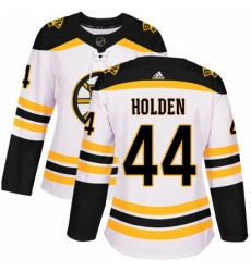 Womens Adidas Boston Bruins 44 Nick Holden Authentic White Away NHL Jersey Womens Adidas Boston Bruins 44 Nick Holden Authentic White Away NHL Jersey