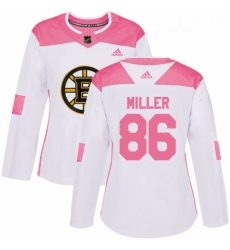 Womens Adidas Boston Bruins 86 Kevan Miller Authentic WhitePink Fashion NHL Jersey Womens Adidas Boston Bruins 86 Kevan Miller Authentic WhitePink Fashion NHL Jersey