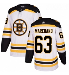 Youth Adidas Boston Bruins 63 Brad Marchand Authentic White Away NHL Jersey Youth Adidas Boston Bruins 63 Brad Marchand Authentic White Away NHL Jersey