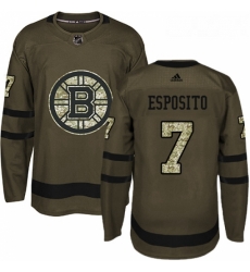 Youth Adidas Boston Bruins 7 Phil Esposito Authentic Green Salute to Service NHL Jersey Youth Adidas Boston Bruins 7 Phil Esposito Authentic Green Salute to Service NHL Jersey
