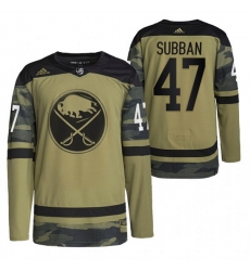 Men Buffalo Sabres 47 Malcolm Subban 2022 Camo Military Appreciation Night Stitched jersey Men Buffalo Sabres 47 Malcolm Subban 2022 Camo Military Appreciation Night Stitched jersey