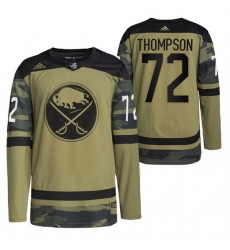 Men Buffalo Sabres 72 Tage Thompson 2022 Camo Military Appreciation Night Stitched jersey Men Buffalo Sabres 72 Tage Thompson 2022 Camo Military Appreciation Night Stitched jersey