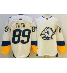 Men Buffalo Sabres 89 Alex Tuch White 2022 23 Reverse Retro Stitched Jersey Men Buffalo Sabres 89 Alex Tuch White 2022 23 Reverse Retro Stitched Jersey