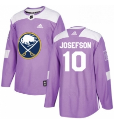 Mens Adidas Buffalo Sabres 10 Jacob Josefson Authentic Purple Fights Cancer Practice NHL Jersey Mens Adidas Buffalo Sabres 10 Jacob Josefson Authentic Purple Fights Cancer Practice NHL Jersey