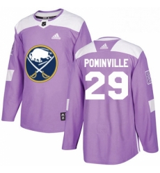 Mens Adidas Buffalo Sabres 29 Jason Pominville Authentic Purple Fights Cancer Practice NHL Jersey Mens Adidas Buffalo Sabres 29 Jason Pominville Authentic Purple Fights Cancer Practice NHL Jersey