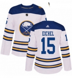 Womens Adidas Buffalo Sabres 15 Jack Eichel Authentic White 2018 Winter Classic NHL Jersey Womens Adidas Buffalo Sabres 15 Jack Eichel Authentic White 2018 Winter Classic NHL Jersey