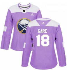 Womens Adidas Buffalo Sabres 18 Danny Gare Authentic Purple Fights Cancer Practice NHL Jersey Womens Adidas Buffalo Sabres 18 Danny Gare Authentic Purple Fights Cancer Practice NHL Jersey