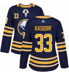 Womens Adidas Buffalo Sabres 33 Jason Kasdorf Premier Navy Blue Home NHL Jersey Womens Adidas Buffalo Sabres 33 Jason Kasdorf Premier Navy Blue Home NHL Jersey