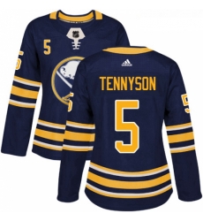Womens Adidas Buffalo Sabres 5 Matt Tennyson Premier Navy Blue Home NHL Jersey Womens Adidas Buffalo Sabres 5 Matt Tennyson Premier Navy Blue Home NHL Jersey